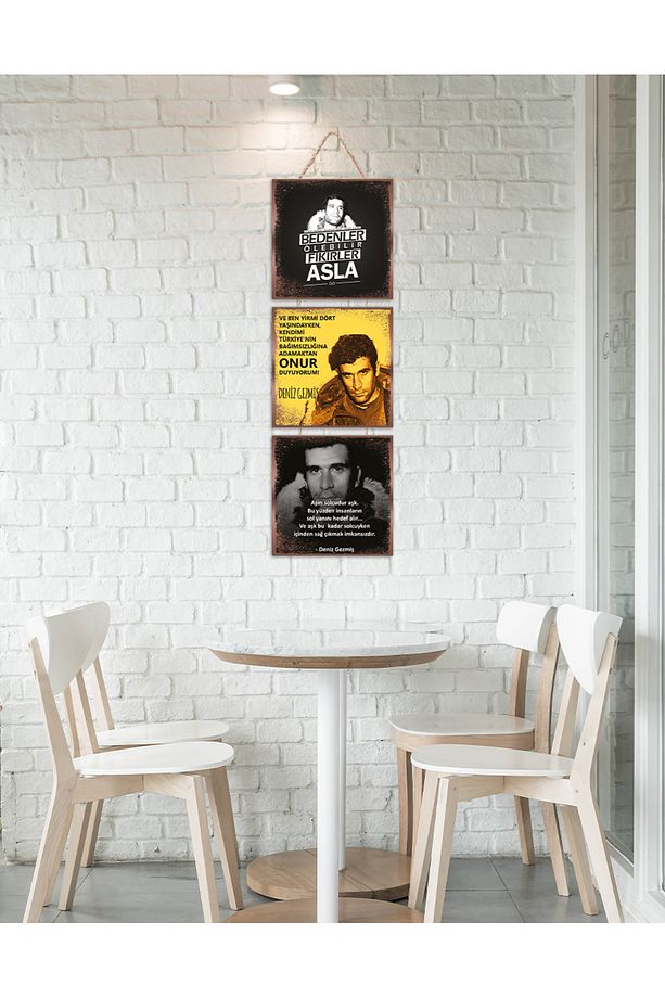 ÜÇLÜ TABLO DENİZ GEZMİŞ 15X15 - 1