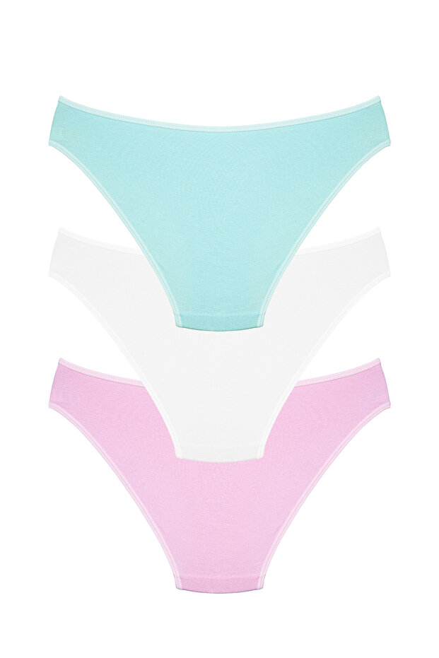 Kadın 3'lü Bikini Külot - 2