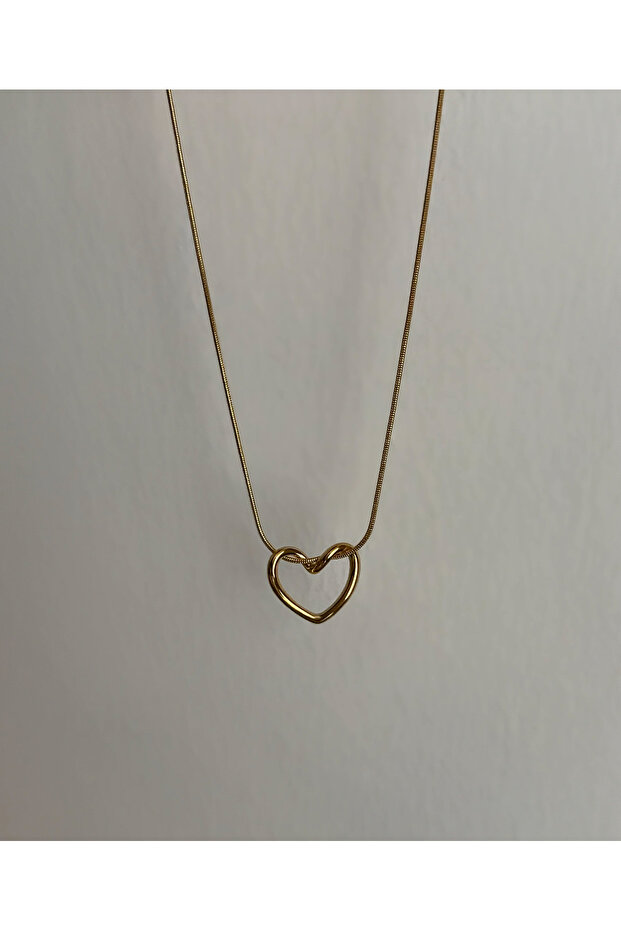 Çelik Kalpli Kolye - 3