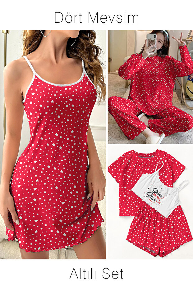 Set of Six LikeTheStar Supersoft Basic Single Jersey