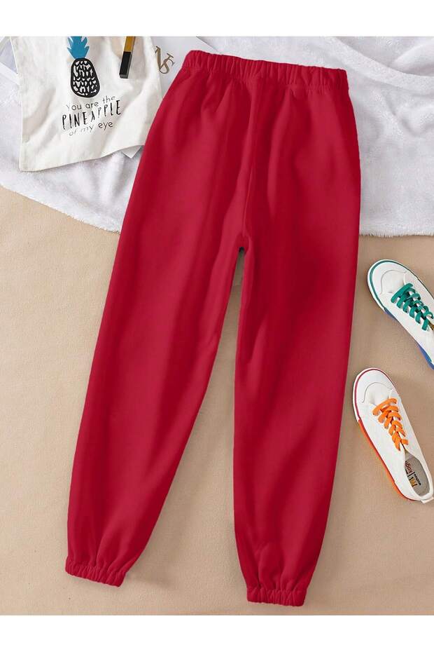 بنطال رياضي سادة برباط على الخصر - 2