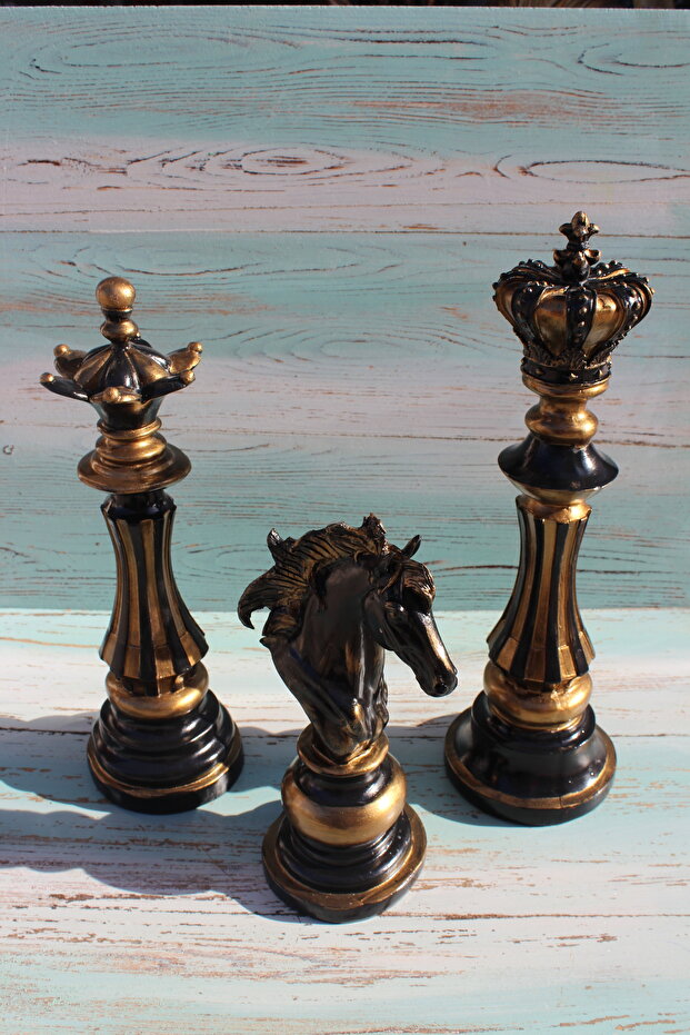 Dev Satranç Heykel Seti - 1