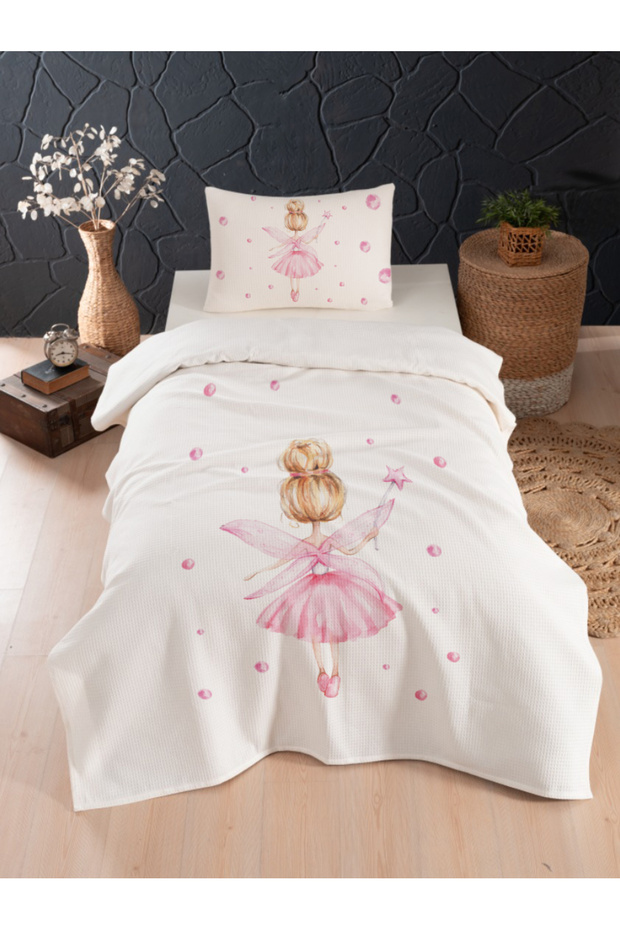 Baby and Children's Room Cotton Single Waffle Pike and Bedspread Sets