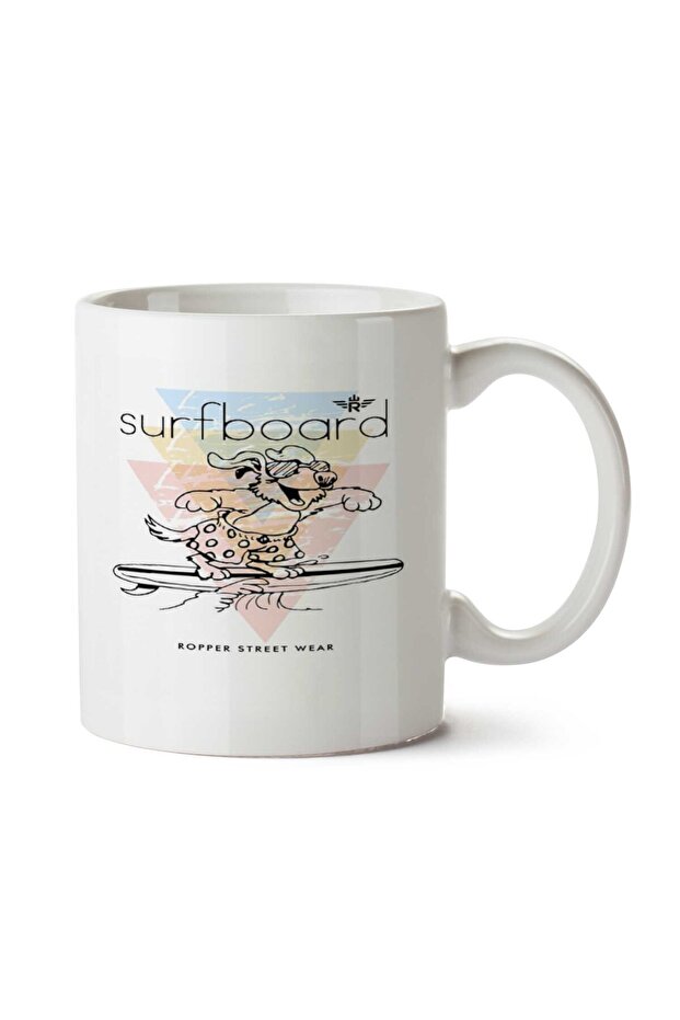 كوب مطبوع على الجانبين من Ropper Surfboard