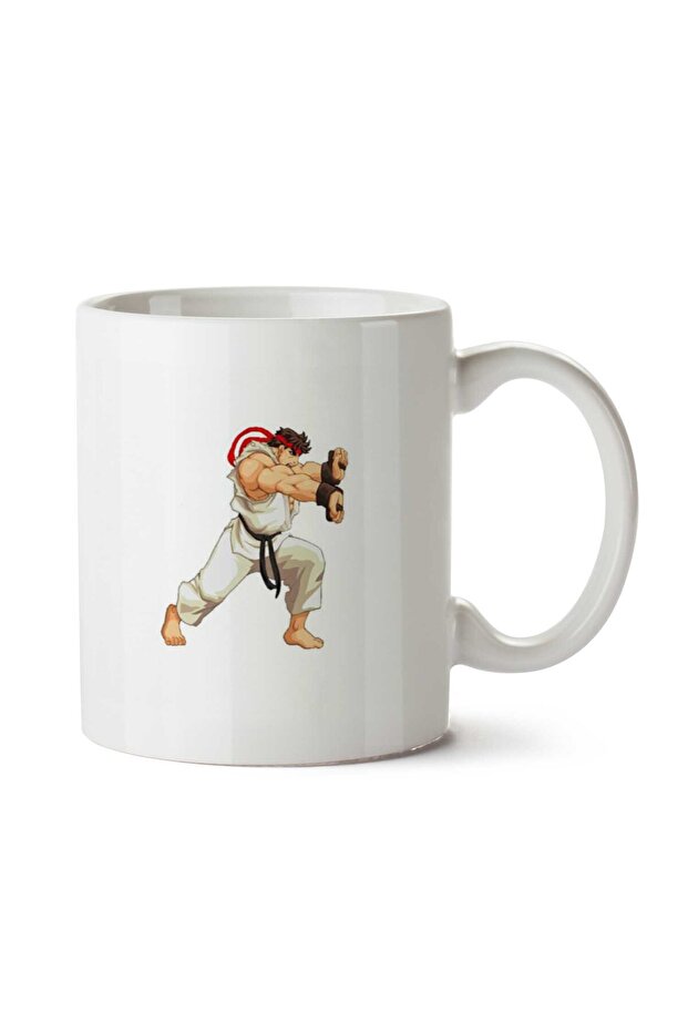 كوب Ryu Street Fighter Aducet مطبوع على الجانبين