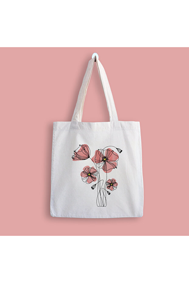 Flower 4 Printed Cloth Bag