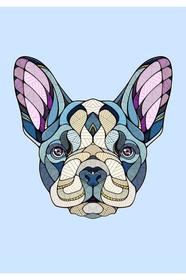 French Bulldog Car/Motorcycle/Helmet/Laptop/Glass Sticker - 12X12 cm