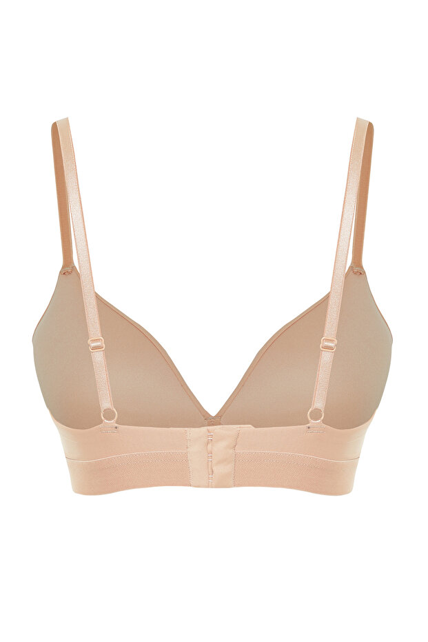 Ten Micro İp Askılı Dolgusuz Balensiz Kaplı Bralette Örme Sütyen THMSS24SU00008 - 9