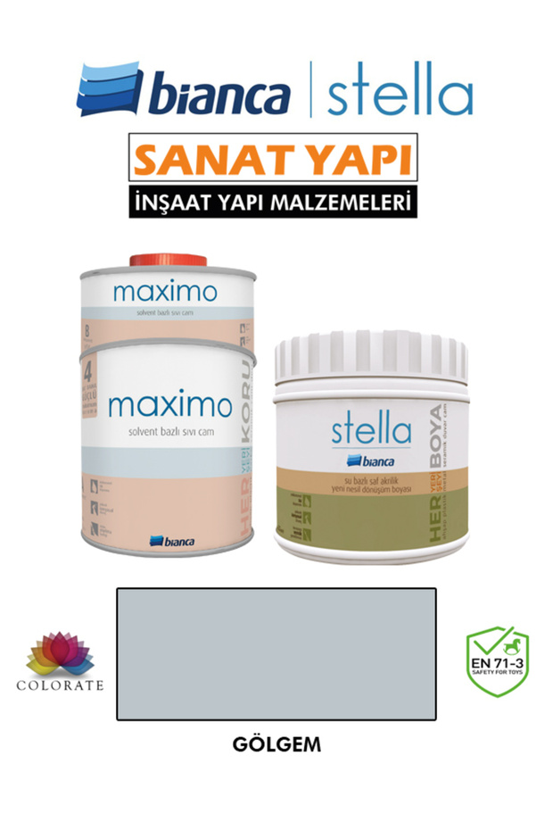 Stella 4-6 M2 Boyama Seti ( 500Ml Boya+ 500Ml Maximo Parlak ) - 1
