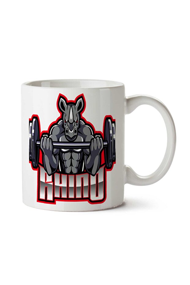 Rhino Two Sided Printed Mug