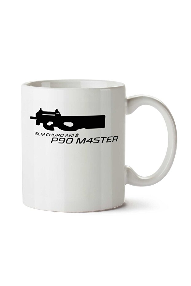 كوب P90 M4STER CSGO مطبوع على الجانبين