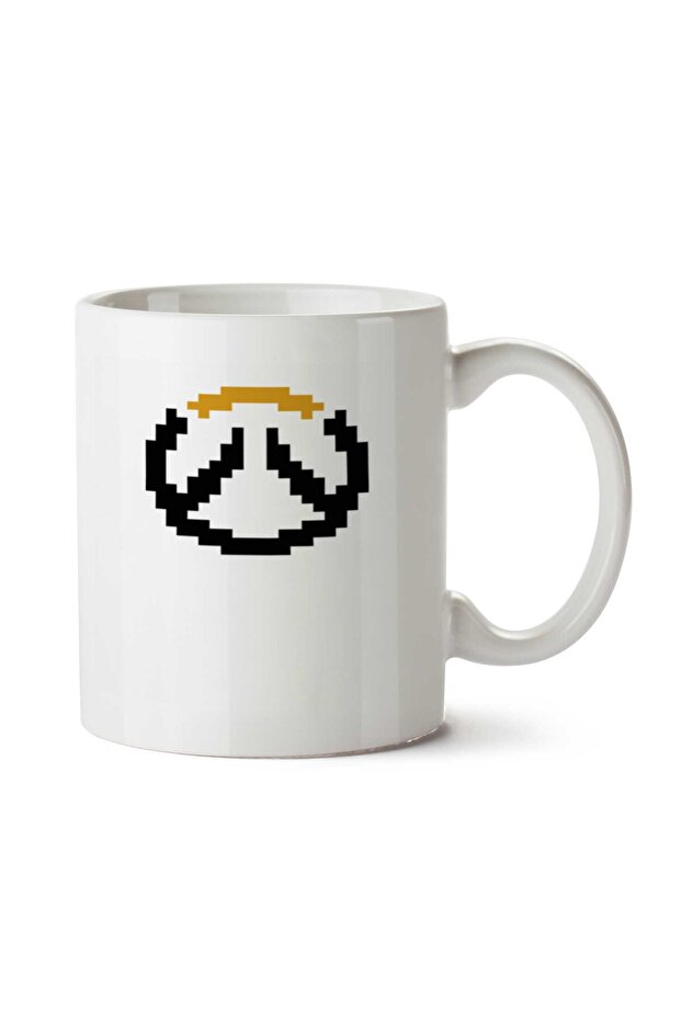 كوب مطبوع على الجانبين من Overwatch Pixel