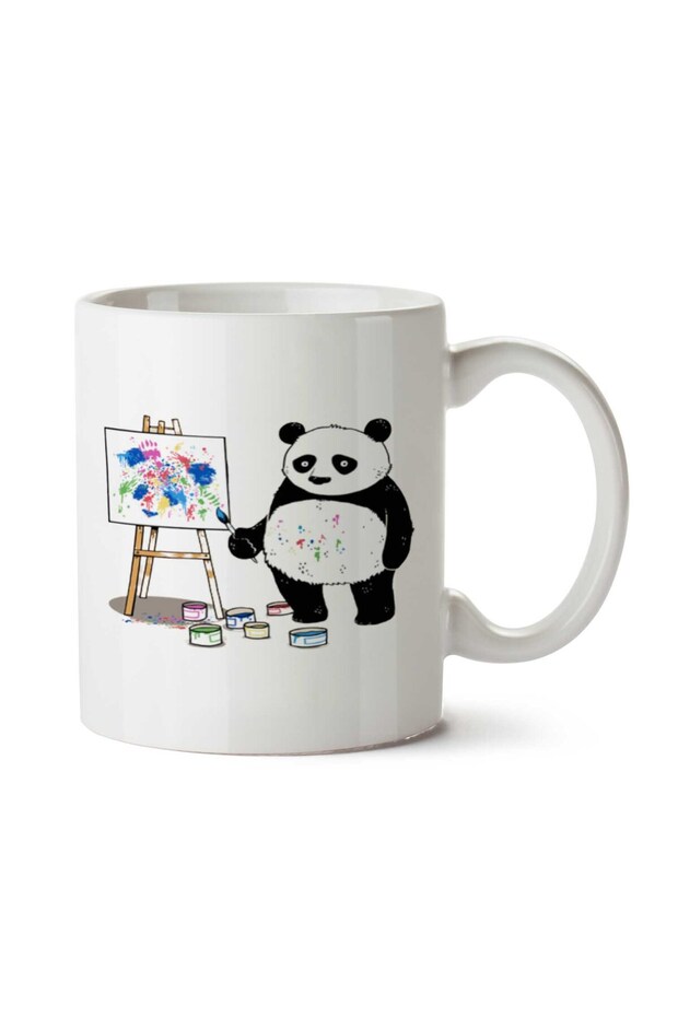 كوب مطبوع على الجانبين من Painter Panda