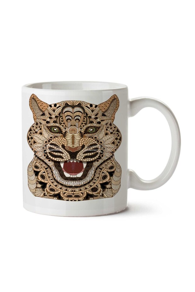 كوب بطبعة جلد الفهد على الجانبين - 1