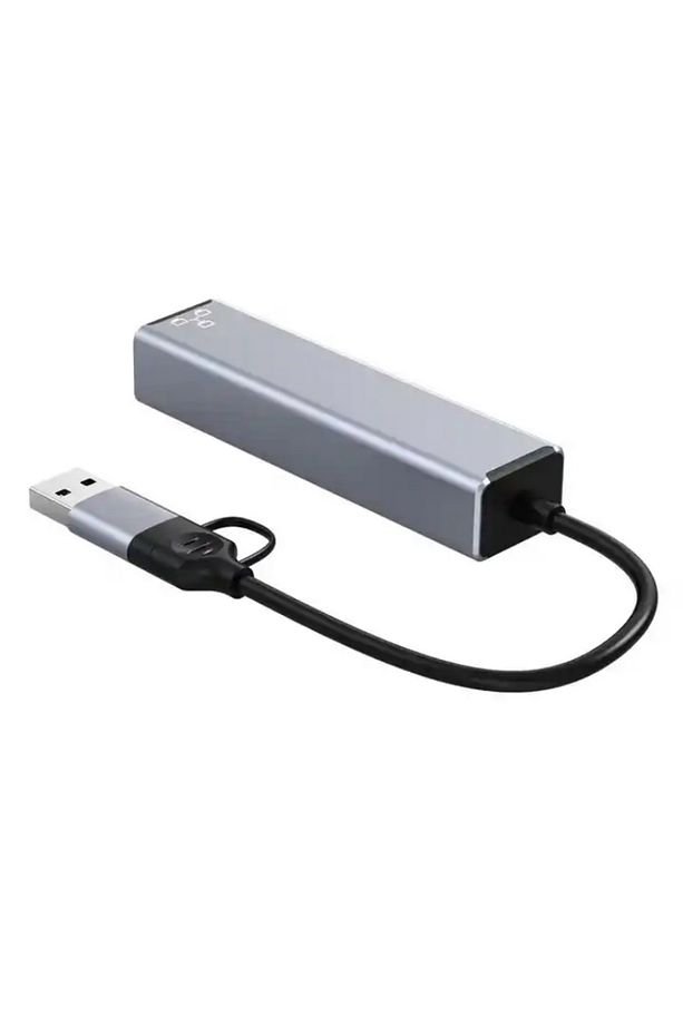 Gigabit Type-c To Ethernet Rj45 Çift Uçlu Usb-a To Rj45 Kablolu Internet Dönüştürücü 100 Mbps Hc72q - 3