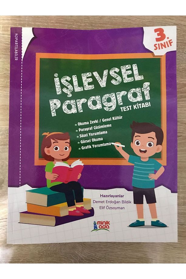 MİNİK ADA İŞLEVSEL PARAGRAF TEST KİTABI 3.SINIF - 1
