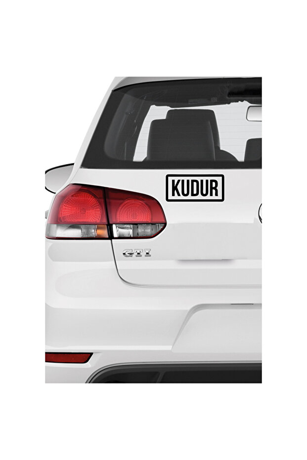 Kudur Auto Window Lettering 17x8 Cm Car Back Sticker Auto Glass Sticker Lettering Models