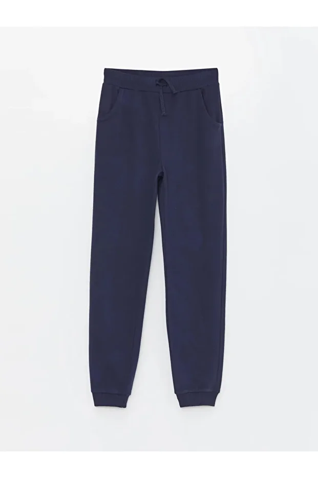 LCW Kids Beli Lastikli Basic Kız Çocuk Jogger Eşofman Altı - 1