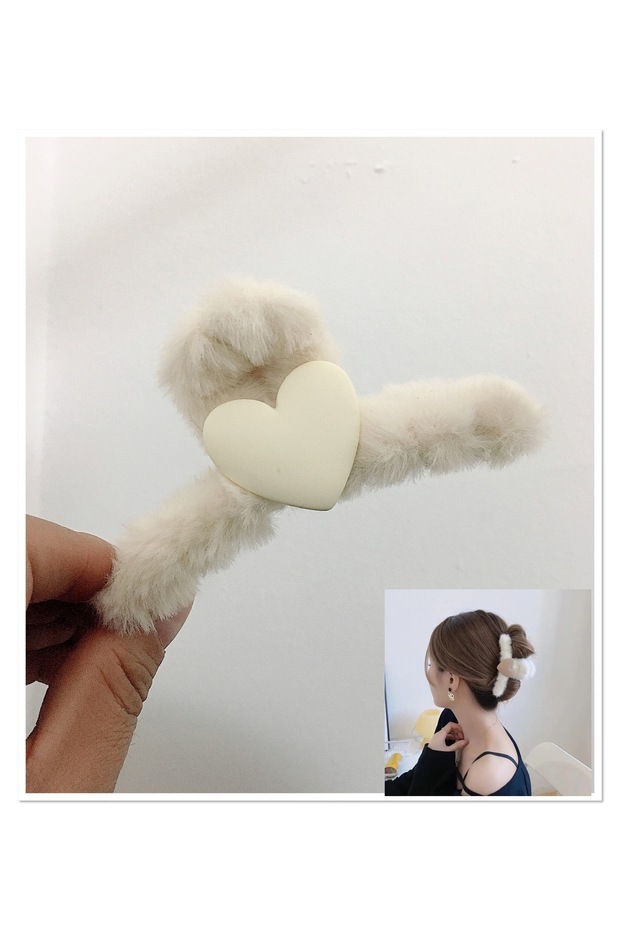 Plush Feather Tight Gathering Latch Buckle