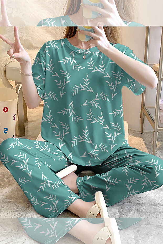 Short Sleeve Pajama Set FindPeace Supersoft Basic Single Jersey