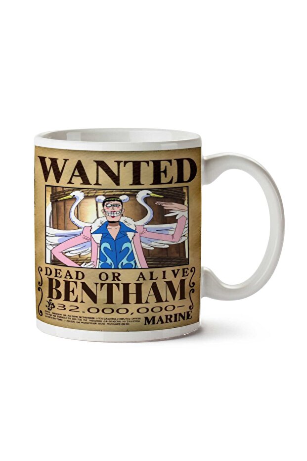 كوب مطبوع على الجانبين من Wanted Bentham Anime Wanted