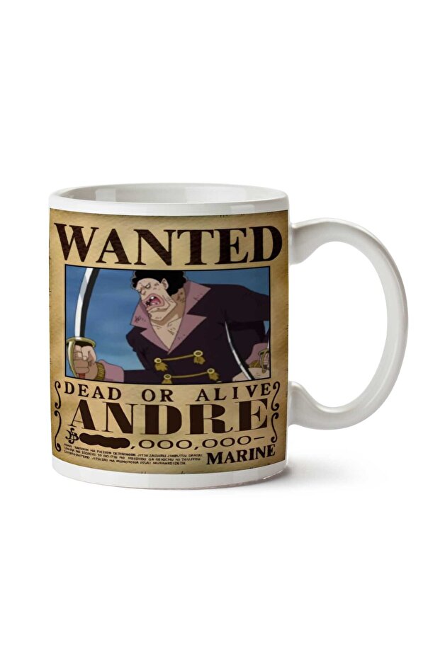 Wanted Andre Anime Wanted كوب مطبوع على الجانبين