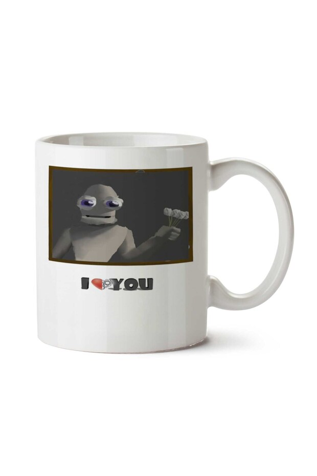 كوب مطبوع على الجانب ROBOTIC LOVE II