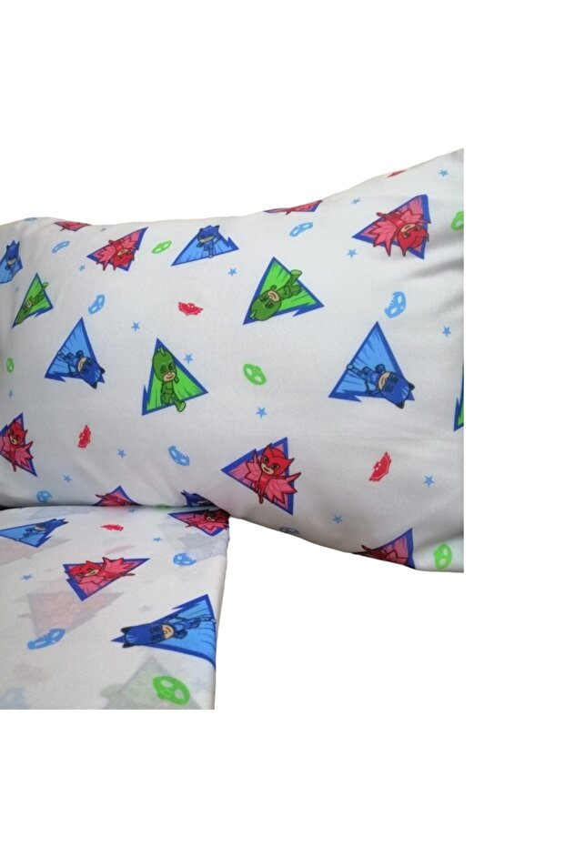 Pj Mask Bahar Tek Kişilik Çarşaf Yastık Set - 5