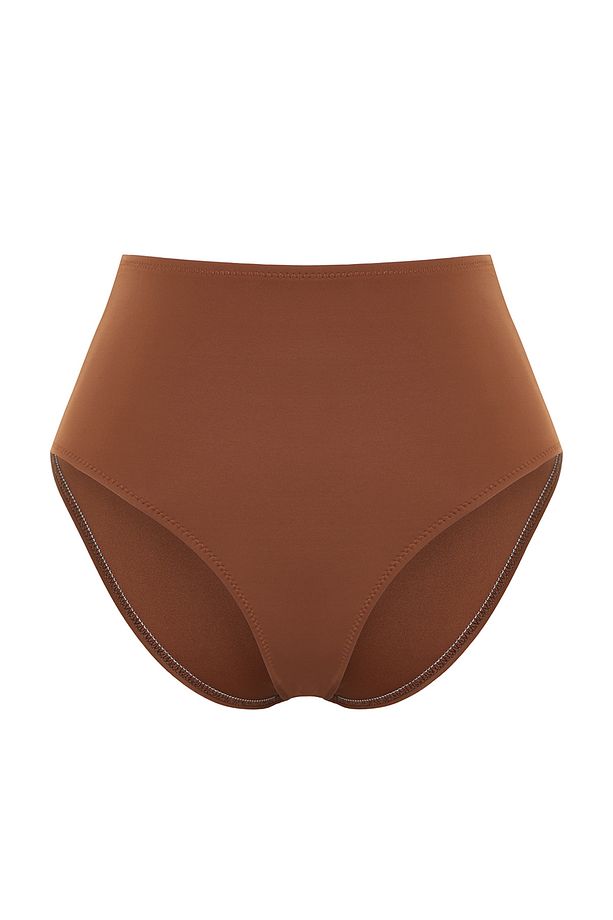 Kahverengi Yüksek Bel Regular Mix&Match Bikini Altı TBESS21BA0057 - 5