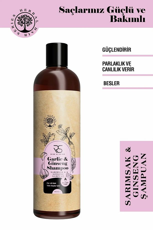 Sarımsak Ginseng Yağlı Şampuan 400 ML - 1