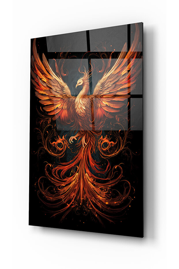 Anka Kuşu Cam Tablo 2 - 3