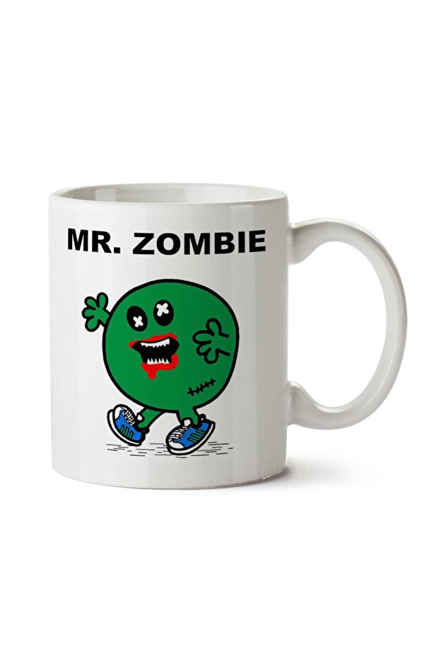 كوب Mr Zombie Mr Men مطبوع على الجانبين
