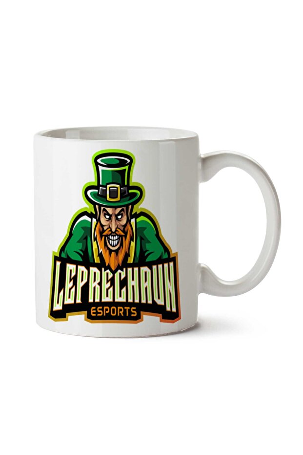 كوب Leprechaun Esport مطبوع على الجانبين