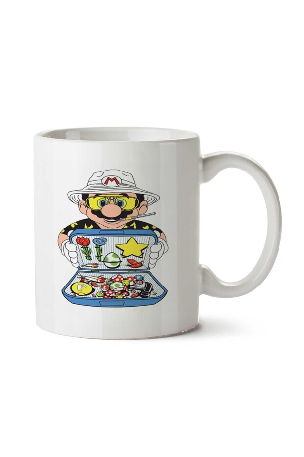 كوب ماريو PSYCODELIC مطبوع على الجانبين - 1