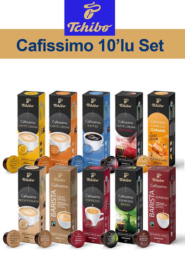 Cafissimo 10'lu Kahve Tadım Seti 10x10 100 adet - 1