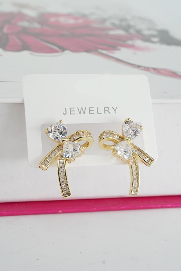 Women's Vip Series Baguette Zircon Stone Earring Set