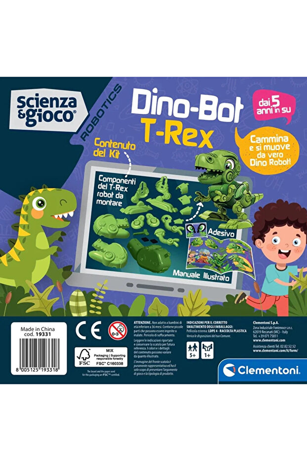 Robotik Laboratuvarı Dinobot T-Rex +5 Yaş Robot Dinozor - 4