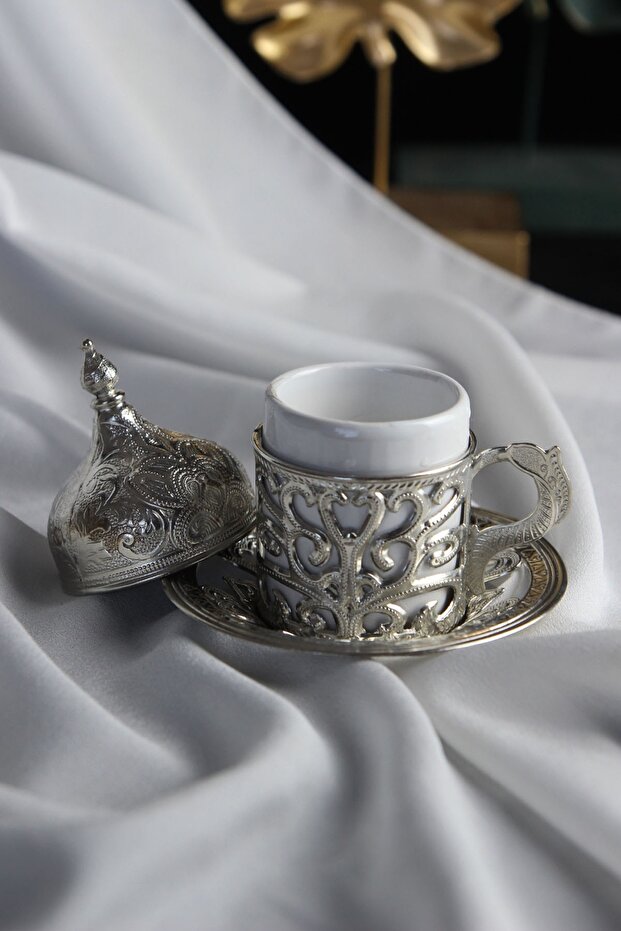 Coffee Cup Single Silver Model - 1