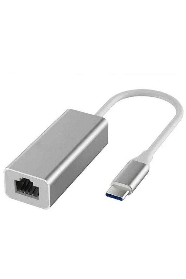 Gigabit Type-C To Ethernet RJ45 Çevirici Kablolu İnternet Dönüştürücü 1000Mbps Macbook Uyumlu ZR117 - 1