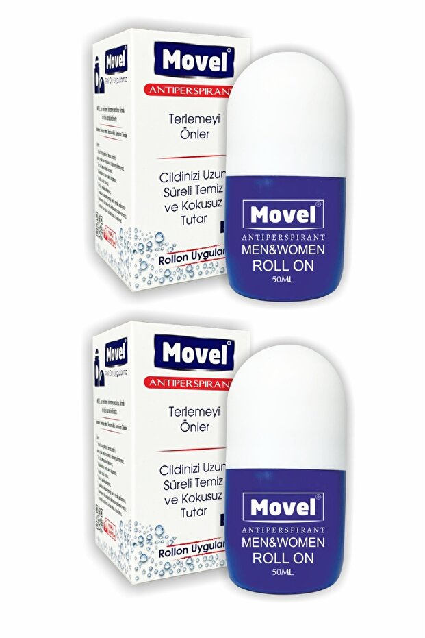 2 Adet Roll On Antiperspirant Ter Önleyici Ve Ter Kokusu Yok Edici 50 Ml - 1