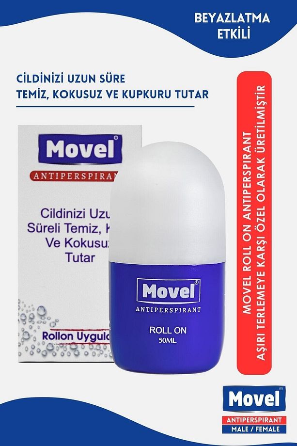 Roll On Antiperspirant Koltuk Altı El Ayak Kasık Bölgeleri Ter Önleyici Ter Kokusu Yok Edici 50 ml - 1