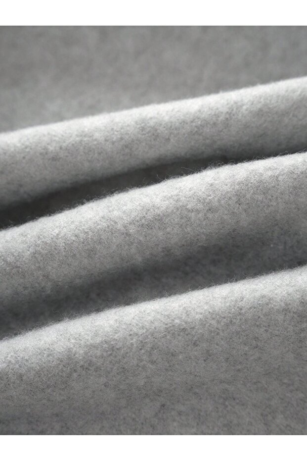 Solid Drawstring Waist Slant Pocket Sweatpants - 3