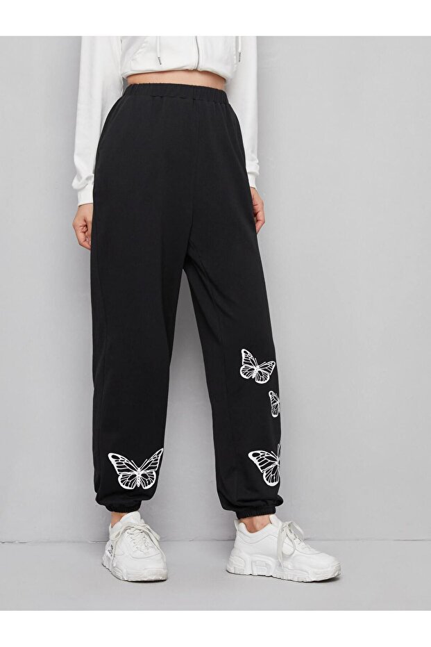 Unity Çiçek Desenli Jogger Pantolon - 3