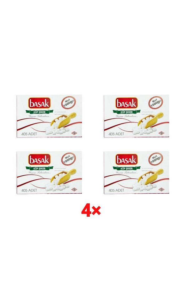 Başak Küp Şeker 1 kg 4’lü Paket - 1