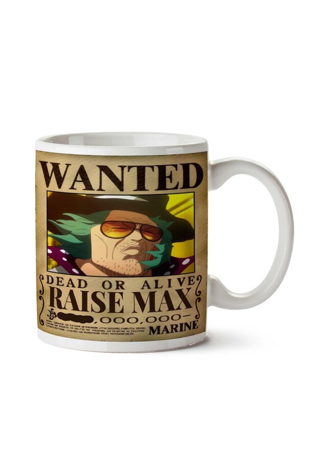 كوب مطبوع على الجانبين من Wanted Raise Max Anime Wanted