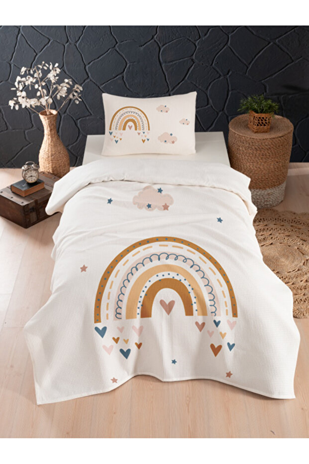 Baby and Children's Room Cotton Single Waffle Pike and Bedspread Sets