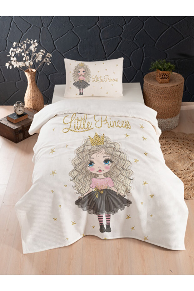 Baby and Children's Room Cotton Single Waffle Pike and Bedspread Sets 1