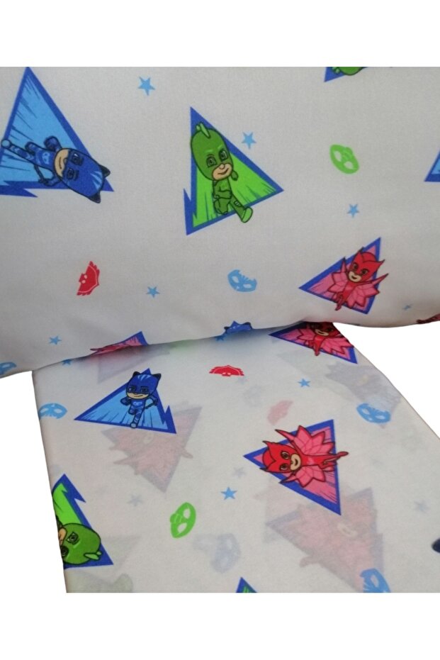 Pj Mask Bahar Tek Kişilik Çarşaf Yastık Set - 4