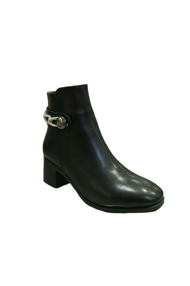 Orijinal Taşlı Deri Bot - 1