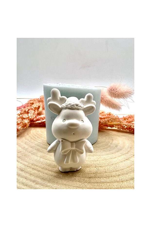 Papyonlu Geyik Silikon Kalıp - 1